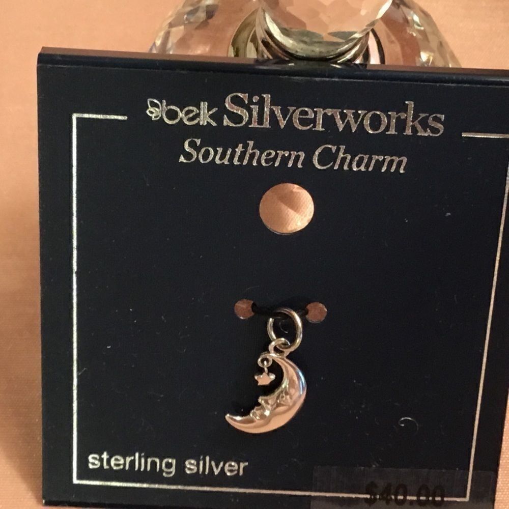 NWT Sterling Silver Man in The Moon W/Star Charm